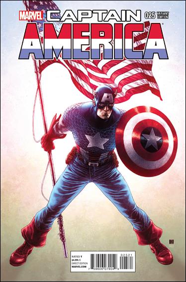 Captain America (2013) issue 25-E Steve McNiven 1:50 Cover