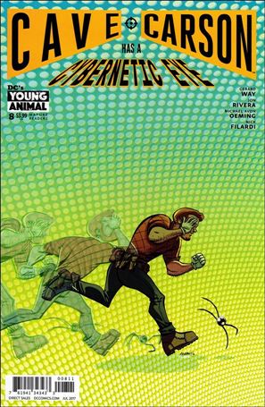 Cave Carson Has a Cybernetic Eye issue 8 Michael Avon Oeming Cover