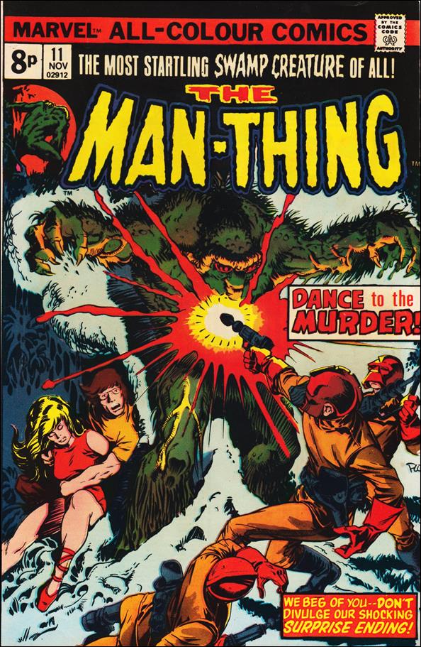 Man-Thing (1974) issue 11-B UK Price Cover