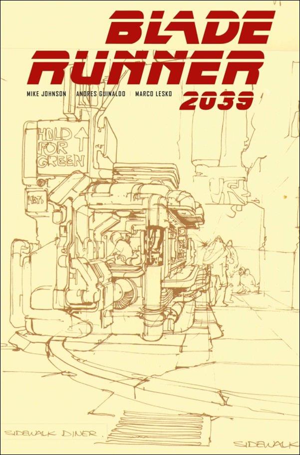 Blade Runner 2039 issue 4-C Syd Mead Cover
