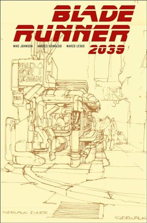 Blade Runner 2039 issue 4-C Syd Mead Cover