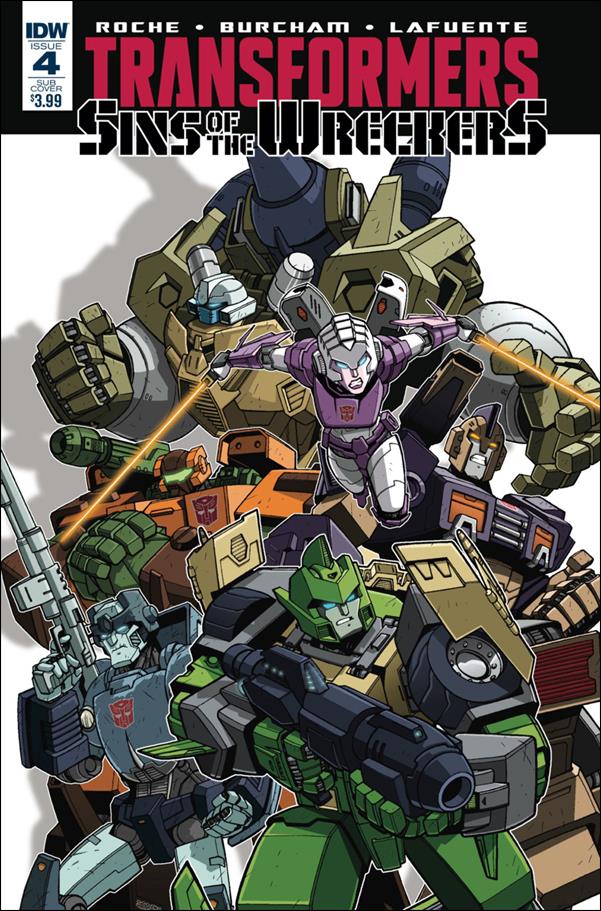Transformers: Sins of the Wreckers issue 4-B Jack Lawrence Subscription Cover