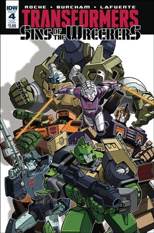 Transformers: Sins of the Wreckers issue 4-B Jack Lawrence Subscription Cover