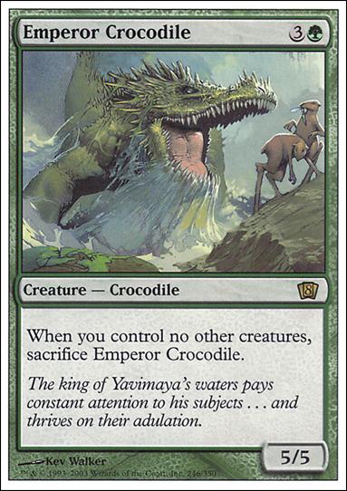 Magic the Gathering: 8th Edition (Base Set) card 246 Emperor Crocodile