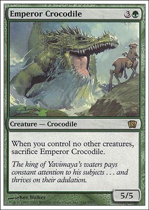 Magic the Gathering: 8th Edition (Base Set) card 246 Emperor Crocodile