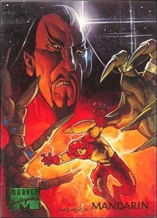1995 Marvel Masterpieces (Base Set) card 64 Mandarin