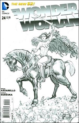 Wonder Woman (2011) issue 24-B 1:25 Sketch Cover