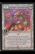 Warlord: Saga of the Storm card 57-B Lucien Stormcrow (Blue)