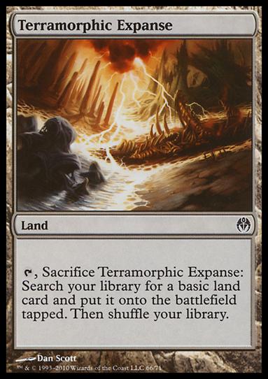 Magic the Gathering: Duel Decks: Phyrexia vs. the Coalition (Base Set) card 66 Terramorphic Expanse