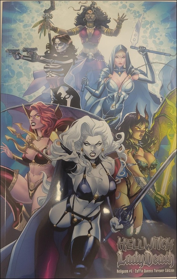 Hellwitch / Lady Death: Hellgasm issue 1-B Richard Ortiz Coffin Queens Forever Edition