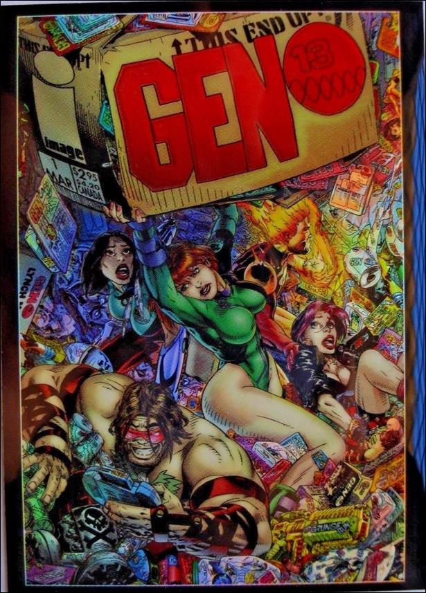 WildStorm Archives (Gen13 #1 Alternate Covers Subset) card G4 Gen13 Goes Madison Avenue   