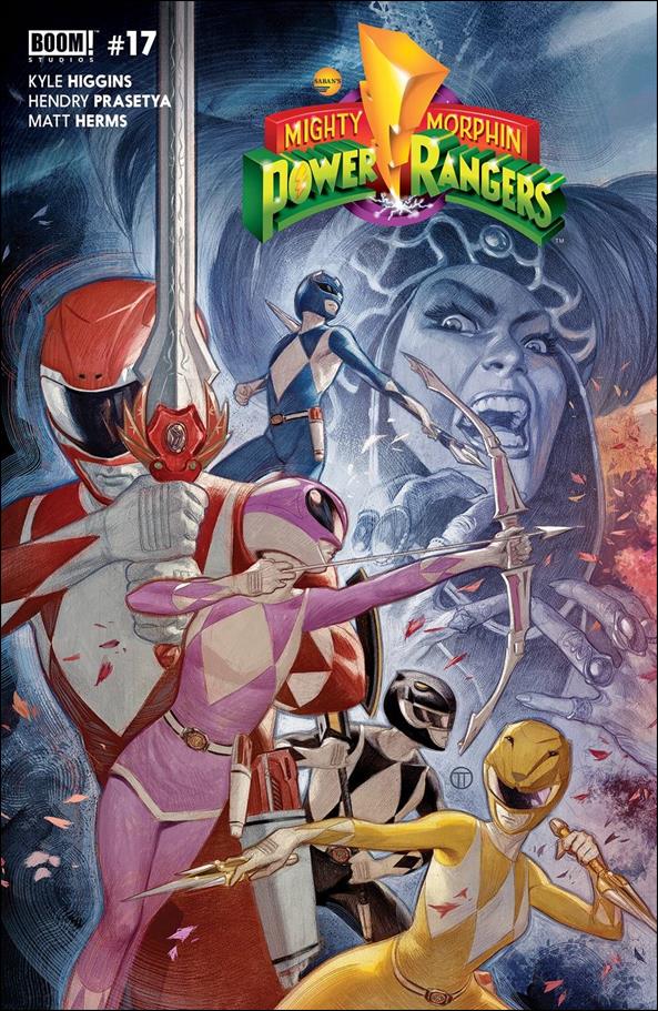 Mighty Morphin Power Rangers issue 17-C Julian Totino Tedesco Cover