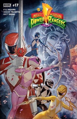 Mighty Morphin Power Rangers issue 17-C Julian Totino Tedesco Cover
