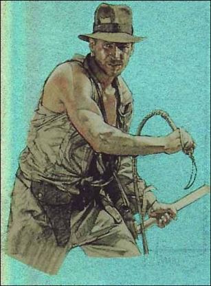 Indiana Jones Masterpieces (Foil Subset) card 3-D Refractor Foil 1/1