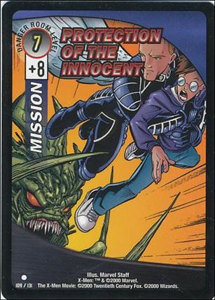 X-Men Trading Card Game (Base Set) card 109 Protection of the Innocent