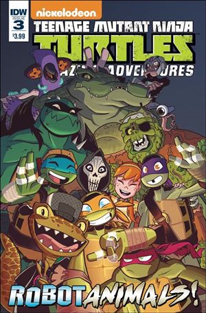 Teenage Mutant Ninja Turtles Amazing Adventures: Robotanimals Cover Image 2