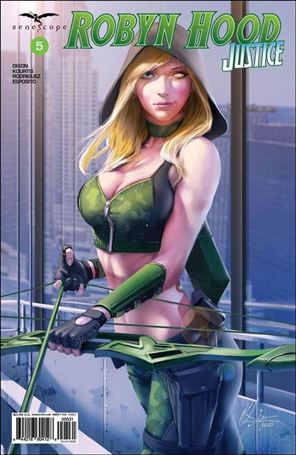 Robyn Hood: Justice issue 5-C Karl Liversidge Cover
