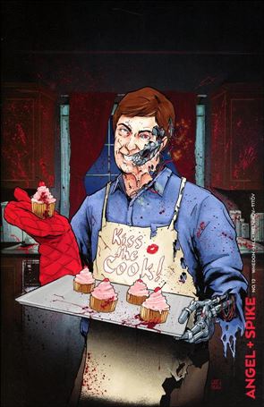 Angel + Spike issue 12-C Scott Buoncristiano Cover