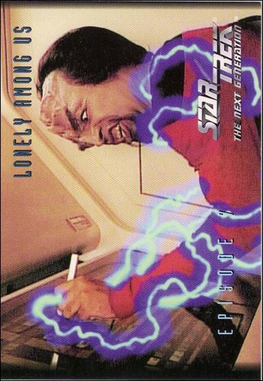 Star Trek: The Next Generation - The Episode Collection Season One (Base Set) card 28 Lonely Among Us, Episode 7A