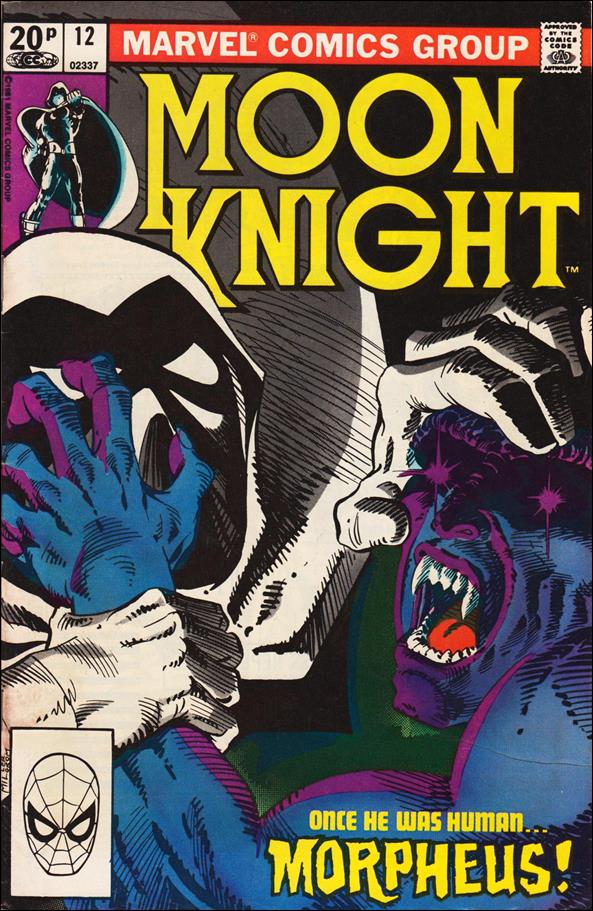 Moon Knight (1980) issue 12-B UK Price Cover