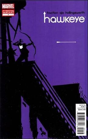 Hawkeye (2012) issue 1-E David Aja Purple Cover (3rd Printing)