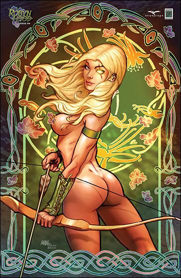 Grimm Fairy Tales Presents Robyn Hood (2012) issue 4-E M. Carrasco "Naughty" Moore Editions Cover 1/100