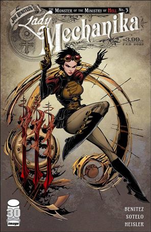 Lady Mechanika: The Monster of the Ministry of Hell issue 3 Joe Benitez Cover