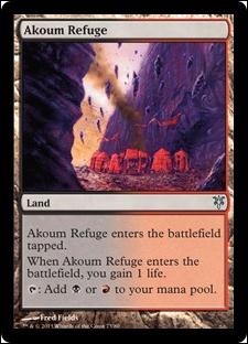 Magic the Gathering: Duel Decks: Sorin vs. Tibalt (Base Set) card 73 Akoum Refuge