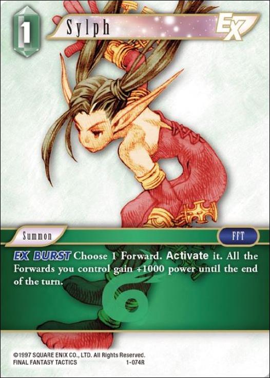 Final Fantasy Trading Card Game: Opus I (Base Set) card 074R Sylph