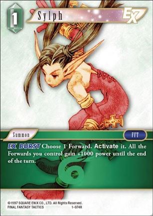 Final Fantasy Trading Card Game: Opus I (Base Set) card 074R Sylph