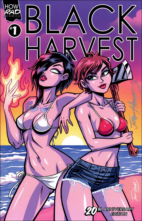 Black Harvest issue 1-E 20th Anniversary "Swimsuit" Cover