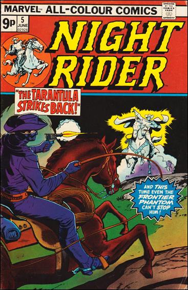 Night Rider issue 5-B UK Price Cover
