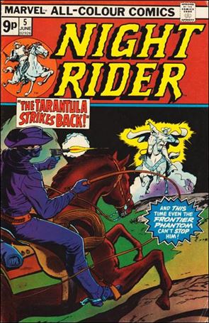Night Rider issue 5-B UK Price Cover