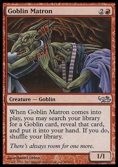 Magic the Gathering: Duel Decks: Elves vs. Goblins (Base Set) card 39 Goblin Matron