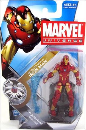 Marvel Universe (Series 3) figure 004 Iron Man (Modular Armor)