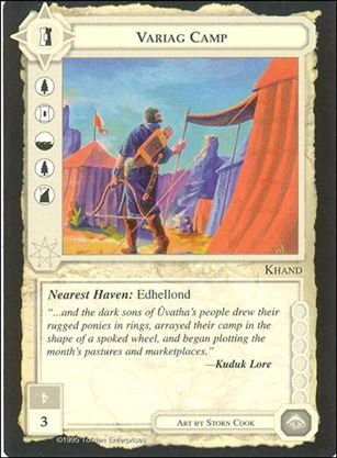 Middle-Earth: The Wizards (Base Set) card 452 Variag Camp