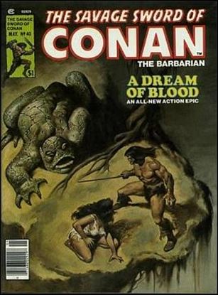 Savage Sword of Conan the Barbarian (Base Set) card 14 Cover Issue #40