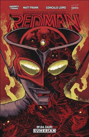 Redman issue 4 Matt Frank Red Cover