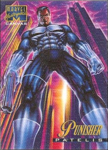 1995 Marvel Masterpieces (Canvas Subset) card 17 Punisher