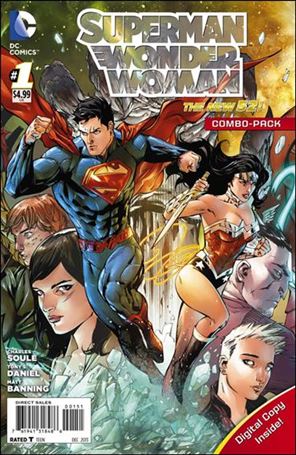 Superman/Wonder Woman issue 1-C Unbagged Tony Daniel Cover Combo Pack