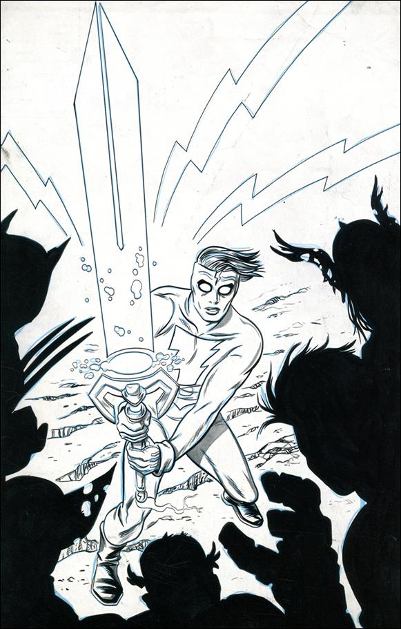 Crossover (2020) issue 4-G Mike Allred 1:100 Black & White Virgin Cover