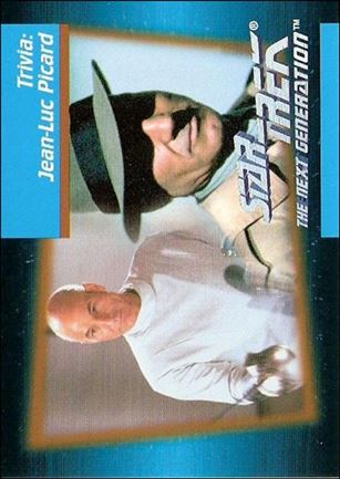 Star Trek: The Next Generation - Inaugural Edition (Base Set) card 114 Trivia: Jean-Luc Picard