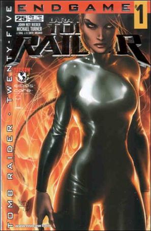 Tomb Raider: The Series issue 25-H Michael Turner Jay Co. Platinum Foil Cover w/ COA