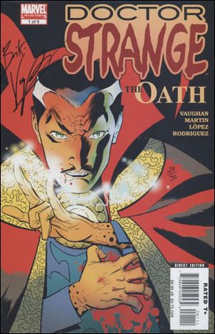 Doctor Strange: The Oath issue 1-C Dynamic Forces (Signed by Brian Vaughn) 1/30