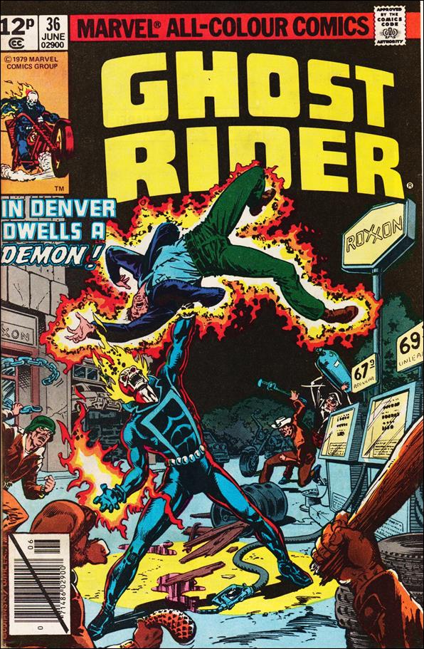 Ghost Rider (1973) issue 36-B UK Price Cover