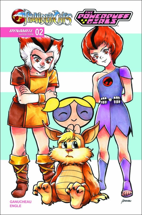 ThunderCats / The Powerpuff Girls issue 2-D Saowee Cardstock Cover