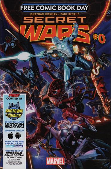 Free Comic Book Day 2015 (Secret Wars) issue 1-B Midtown Comics Cover