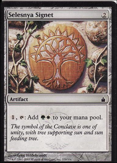 Magic the Gathering: Ravnica (Base Set)  card 270 Selesnya Signet