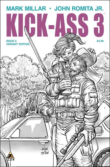 Kick-Ass 3 issue 6-D John Romita Jr. 1:50 Sketch Cover