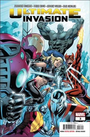 Ultimate Invasion issue 3 Bryan Hitch Cover